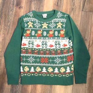 Unisex Super Mario Christmas Sweater